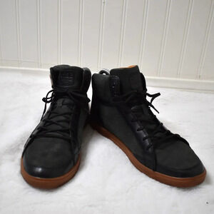 Clae Wilder High Tops Sneakers  Mens Sz 8.5 Leather Upper Rubber Sole  CLA01257